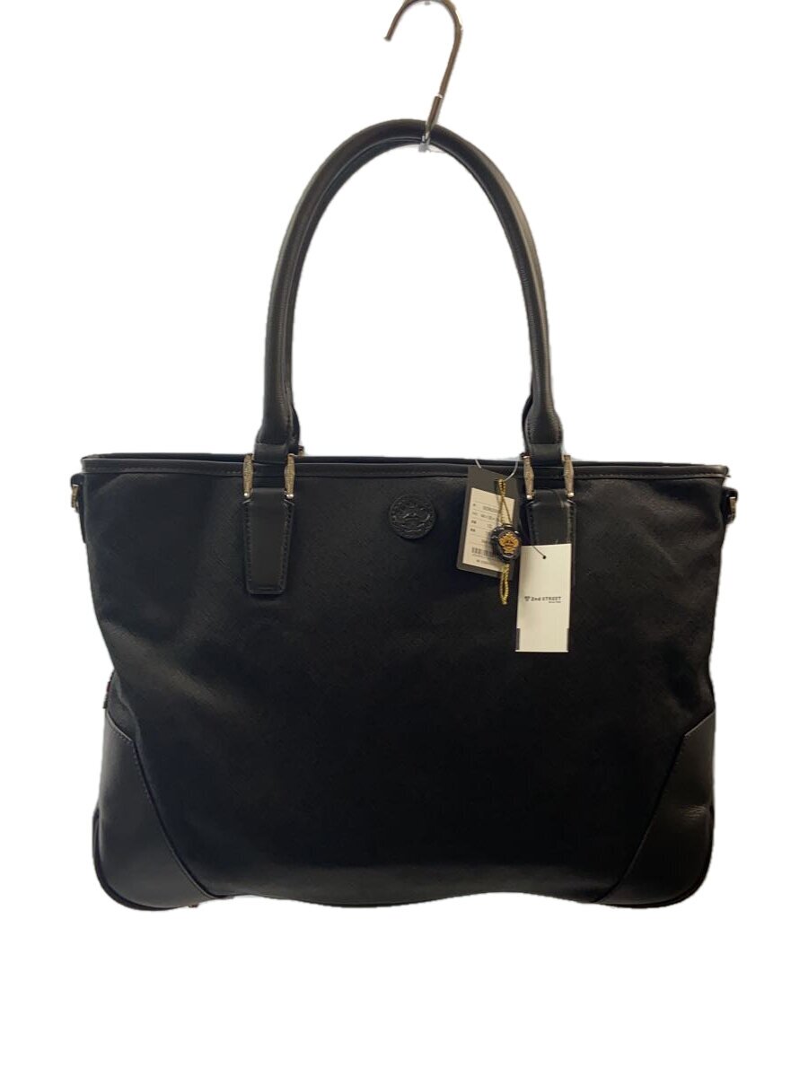 OROBIANCO - 【中古】Orobianco◆トートバッグ/レザー/BLK/無地/929820001【バッグ】