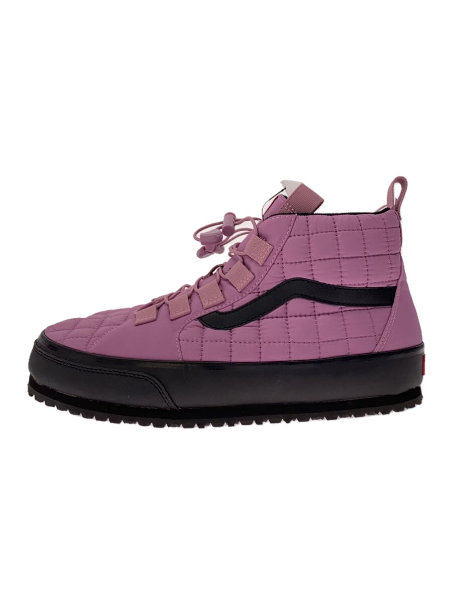 【中古】VANS◆スケートハイスリッパー/ハイカットスニーカー/27cm/PNK/V8881【シューズ】