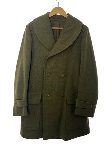 【中古】US.ARMY◆コート/38/ウール/GRN/ショールカラー/マッキーノコート/虫食い有り//【メンズウェア】 【中古】US.ARMY◆コート/38/ウール/GRN/ショールカラー/マッキーノコート/虫食い有り//【メンズウェア】