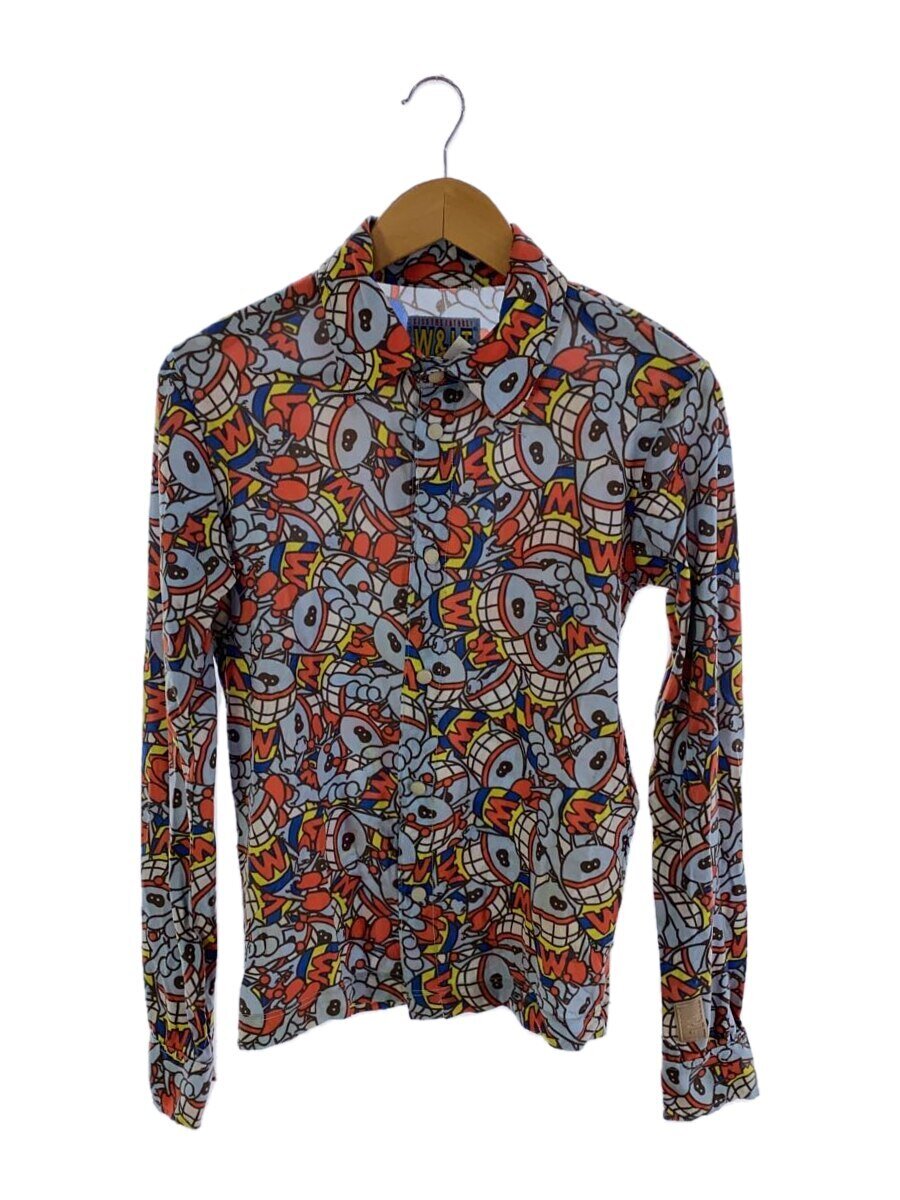 W.&L.T.◆WALTER VAN BEIRENDONCK/長袖シャツ/S/ポリエステル/マルチカラー/総柄//