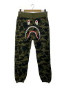 【中古】A BATHING APE◆ボトム/L/コットン/KHK/001PTC301015X【メンズウェア】