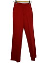 【中古】6(ROKU) BEAUTY & YOUTH UNITED ARROWS◆ボトム/--/ポリエステル/RED/8614-202-0469【レディースウェア】