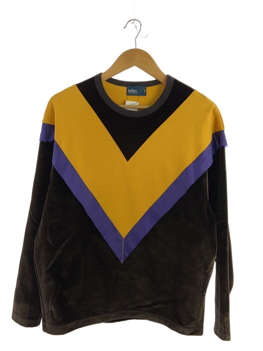 【中古】kolor◆スウェット/2/ポリエステル/18WCL-T02217【レディースウェア】