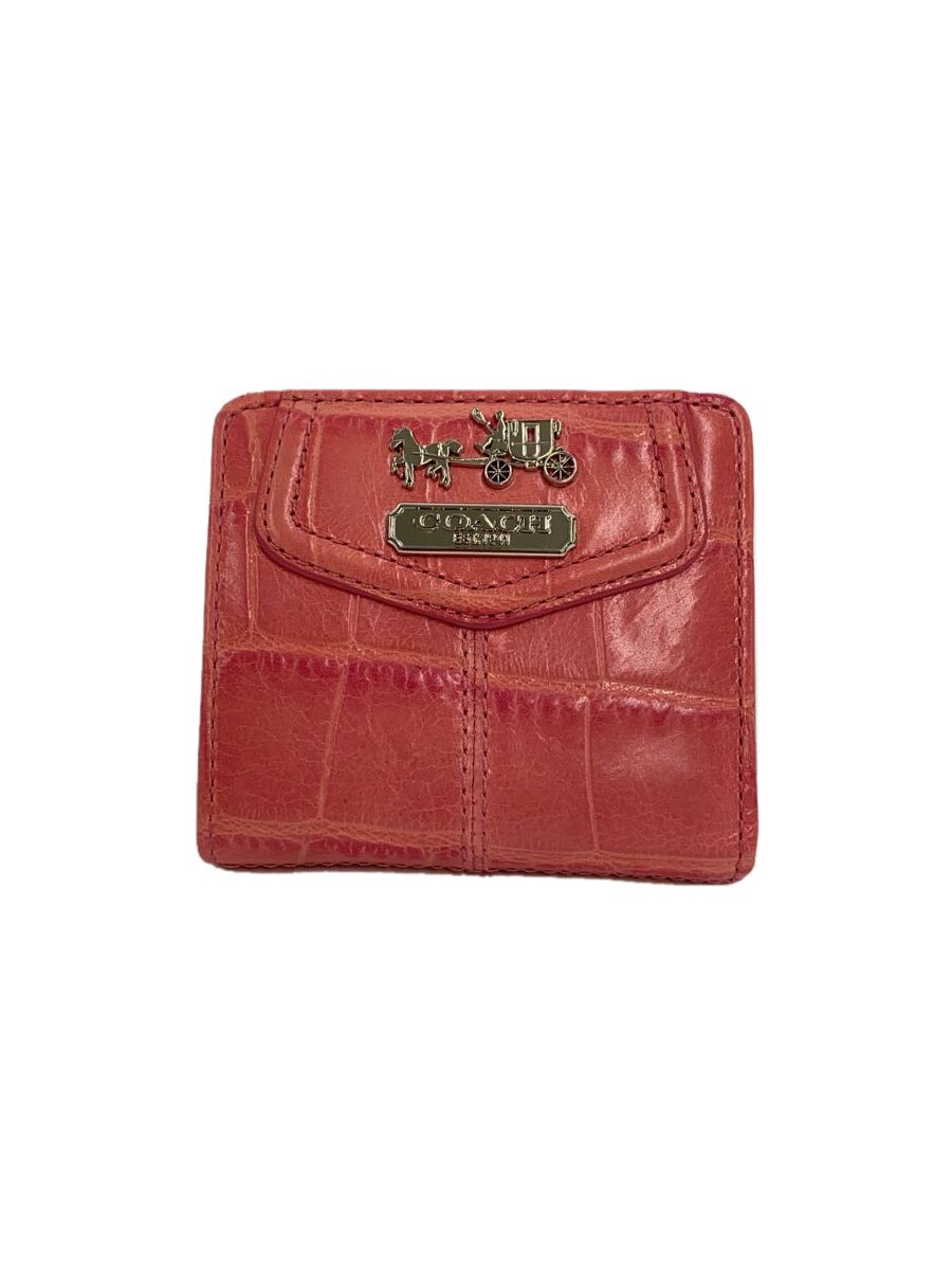 【中古】COACH◆2つ折り財布/--/レディース【服飾雑貨他】