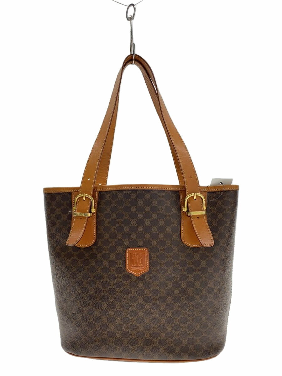 【中古】CELINE◆トートバッグ/PVC/BRW/総柄//【バッグ】