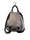 【中古】ear PAPILLONNER◆ニットスタンプリュック/--/GRY【バッグ】