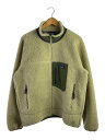【中古】patagonia◆ジャケット/L/ポリエステル/クリーム/23056FA18//【メンズウェア】