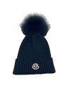 【中古】MONCLER◆キッズ服飾/帽子/ウール/BLK/E29540025605 04S01【キッズ】
