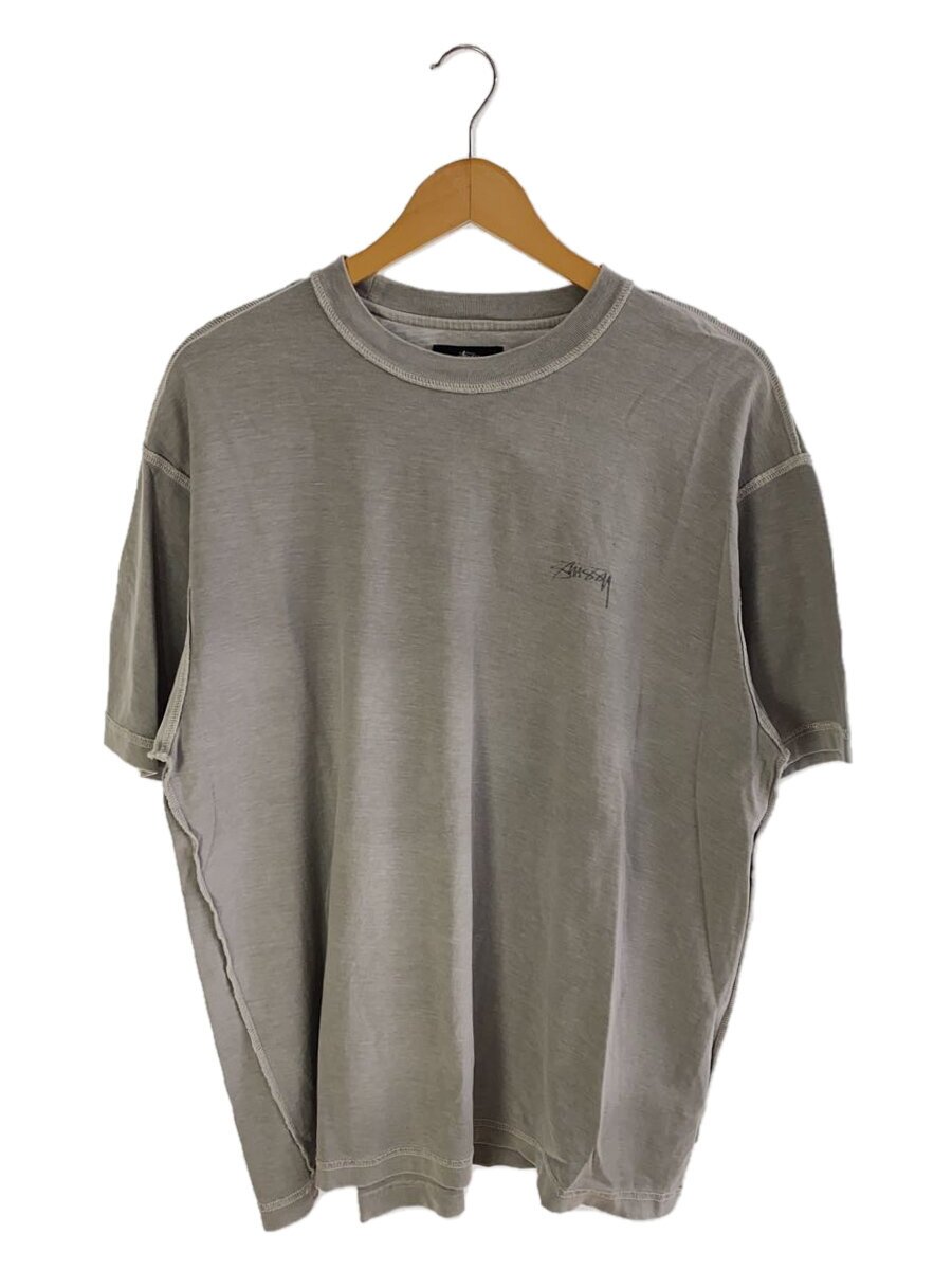 STUSSY◆Tシャツ/M/無地/1140283/LAZY TEE/PIGMENT DYED/INSIDE OUT