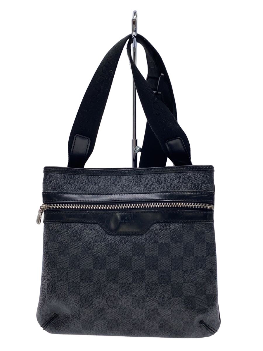 Rakuten - 【中古】LOUIS VUITTON◆トマス_ダミエ・グラフィット/PVC/BLK//【バッグ】