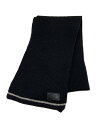 【中古】COACH◆マフラー/ウール/BLK/メンズ【服飾雑貨他】