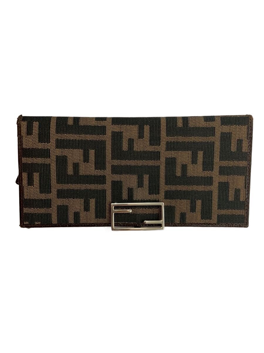 【中古】FENDI◆長財布/--/BRW/総柄/レディース/07－15827－002//【服飾雑貨他】