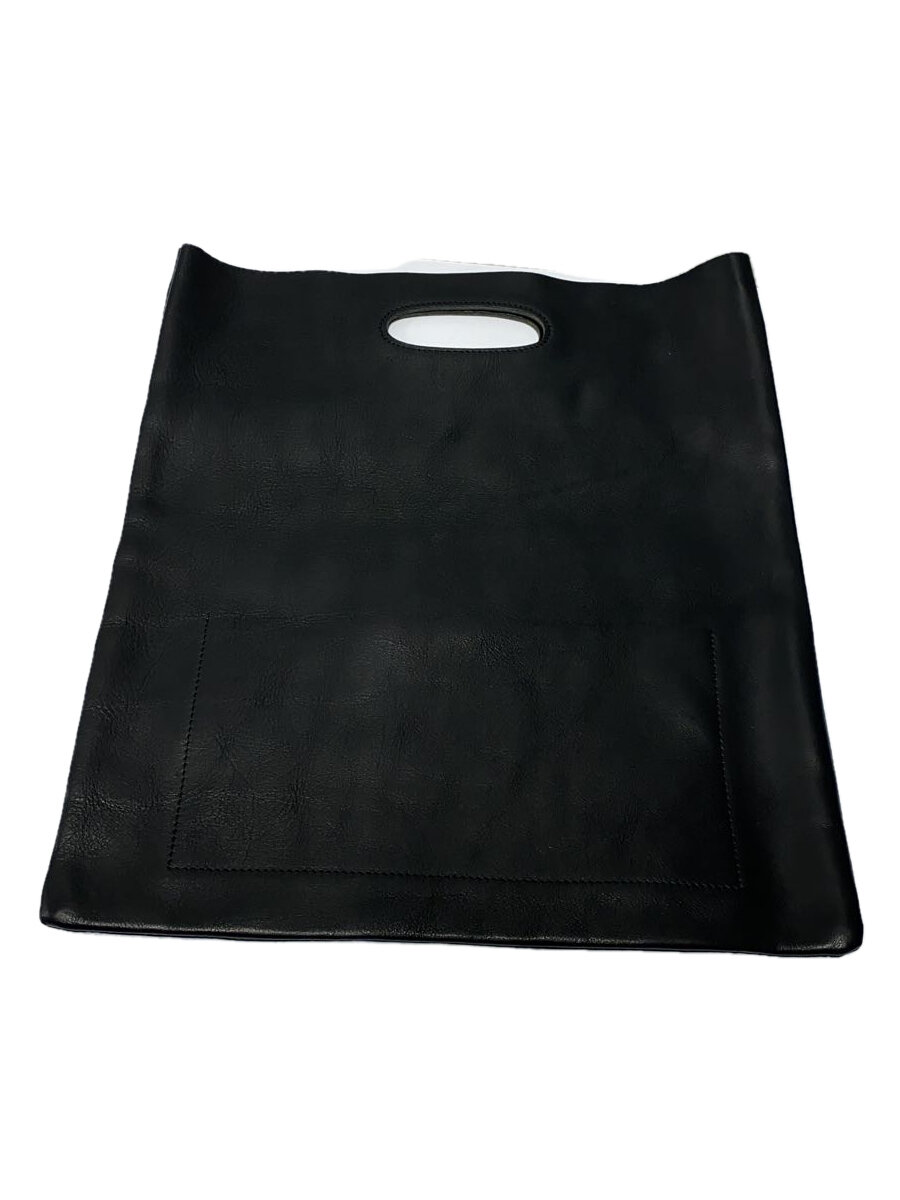 【中古】SHIPS◆バッグ/レザー/BLK【バッグ】
