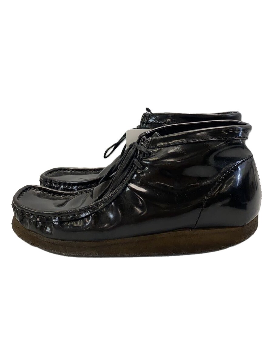 【中古】Clarks◆チャッカブーツ/US9.5/BLK/09045000629【シューズ】