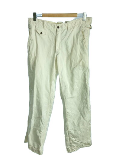 【中古】POLO RALPH LAUREN◆ボトム/34/コットン/WHT/pp-rl-hs3404【メンズウェア】 【中古】POLO RALPH LAUREN◆ボトム/34/コットン/WHT/pp-rl-hs3404【メンズウェア】