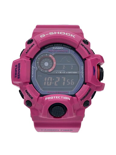 【中古】CASIO◆ソーラー腕時計・G-SHOCK/デジタル/ラバー/PNK/PNK【服飾雑貨他】 【中古】CASIO◆ソーラー腕時計・G-SHOCK/デジタル/ラバー/PNK/PNK【服飾雑貨他】