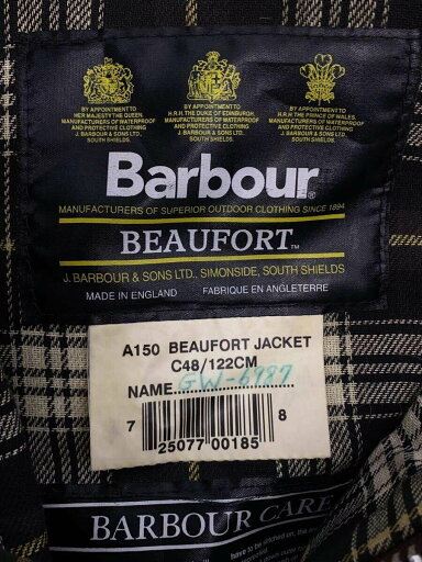 【中古】Barbour◆ジャケット/--/コットン/GRN【メンズウェア】