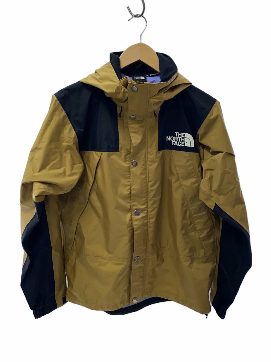 【中古】THE NORTH FACE◆MOUNTAIN RAINTEX JACKET_マウンテンレインテックスジャケット/M/ナイロン/BRW【メンズウェア】