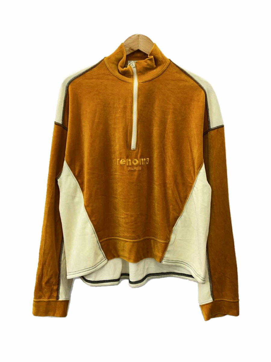 【中古】JieDa◆ハーフジップスウェット/1/コットン/ORN/Jie-18W-RCT01【メンズウェア】