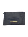【中古】BURBERRY◆ポーチ/クラッチバッグ/ナイロン/BLK/8062754【バッグ】(4)