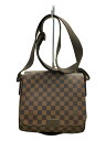 【中古】LOUIS VUITTON◆1)ディストリクトPM_ダミエ・エベヌ_BRW/PVC/BRW//【バッグ】