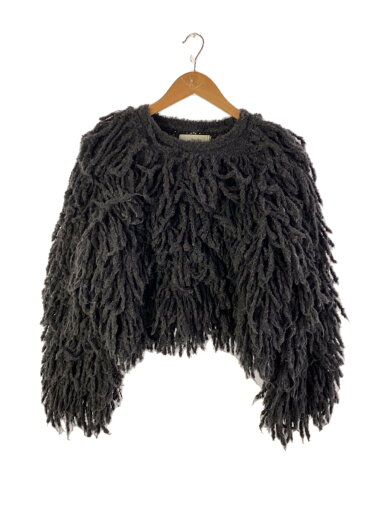 【中古】anuke/24AW/Loop Fringe Knit/FREE/ポリエステル/GRY【レディースウェア】 【中古】anuke/24AW/Loop Fringe Knit/FREE/ポリエステル/GRY【レディースウェア】