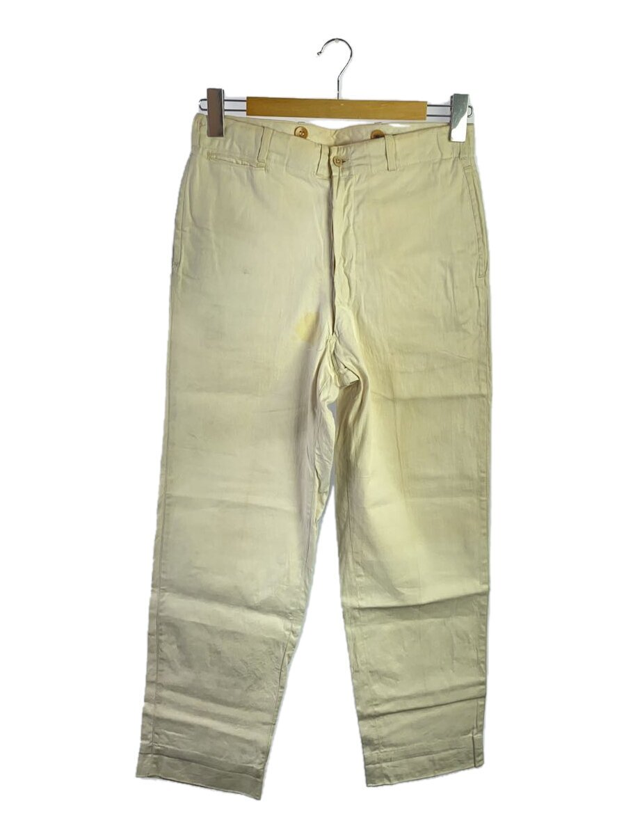 DUTCHESS TROUSERS/スラックスパンツ/--/コットン/WHT