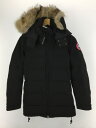 【中古】CANADA GOOSE◆ダウンジャケット/S/ポリエステル/BLK/2301JL/擦れ有【 ...