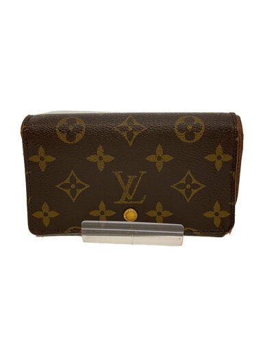 【中古】LOUIS VUITTON◆ポルト・モネ・ジップ_モノグラム・キャンバス_BRW/PVC/BRW/総柄/レディース【服飾雑貨他】 【中古】LOUIS VUITTON◆ポルト・モネ・ジップ_モノグラム・キャンバス_BRW/PVC/BRW/総柄/レディース【服飾雑貨他】