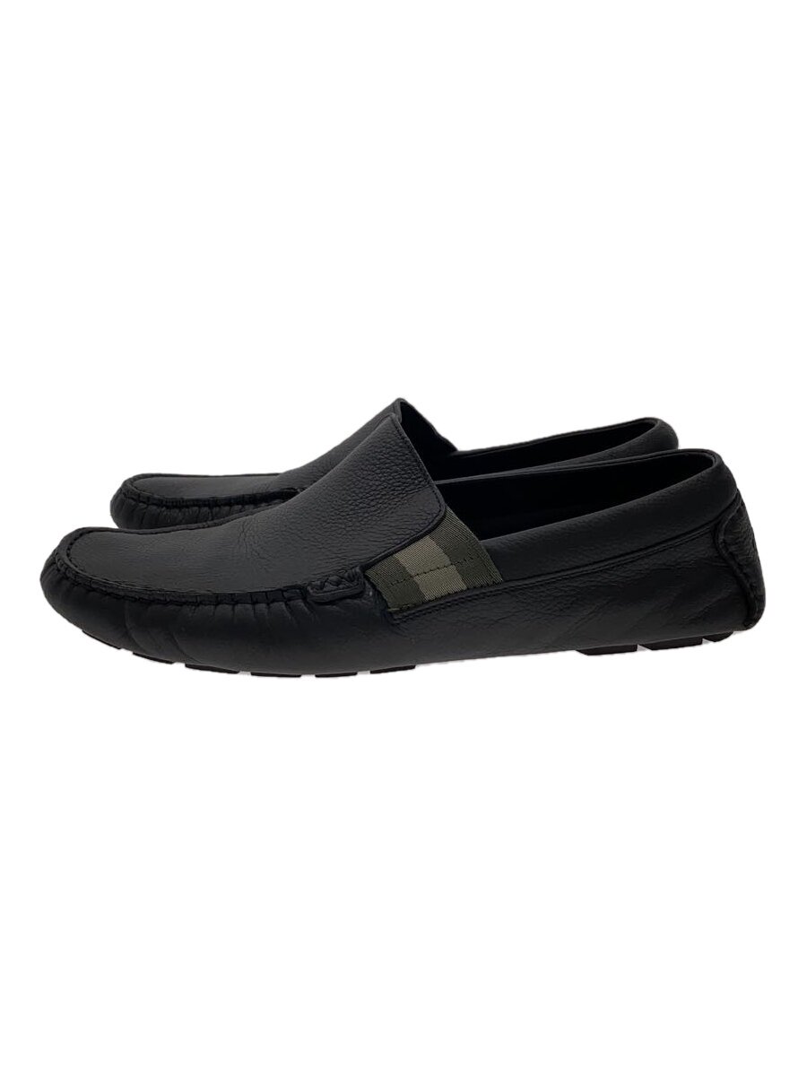 【中古】GUCCI◆ローファー/UK7/BLK/レザー/363835/イタリア製【シューズ】