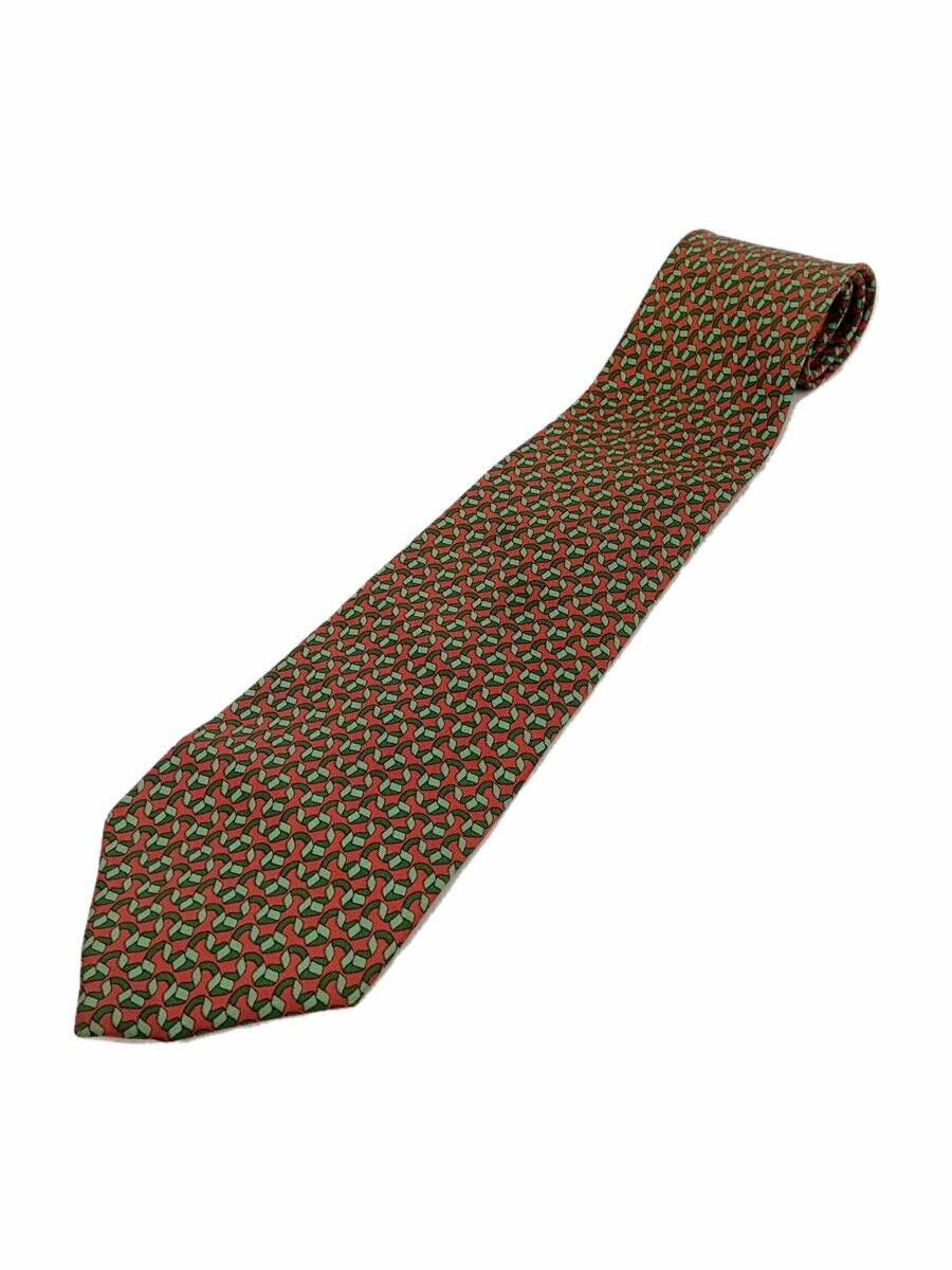 【中古】GUCCI◆ネクタイ/シルク/GRN/メンズ【服飾雑貨他】