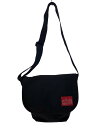 【中古】Manhattan Portage◆ショルダーバッグ/ナイロン/BLK/無地【バッグ】