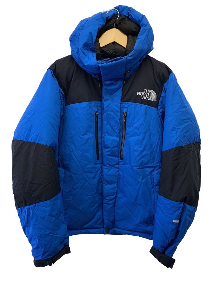 【中古】THE NORTH FACE◆ダウンジャケット/L/ナイロン/BLU/ND91201/袖ダメ ...