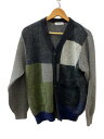 【中古】FUJITO◆カーディガン(厚手)/2/ナイロン/GRY//【メンズウェア】