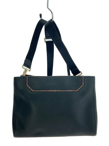 【中古】Paul Smith◆ストライプインセットサコッシュ/ショルダーバッグ/レザー/BLK【バッグ】 【中古】Paul Smith◆ストライプインセットサコッシュ/ショルダーバッグ/レザー/BLK【バッグ】