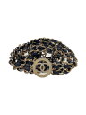 【中古】CHANEL◆ココマーク/チェーンベルト/2連/ベルト/--/BLK/レディース【服飾雑貨他】