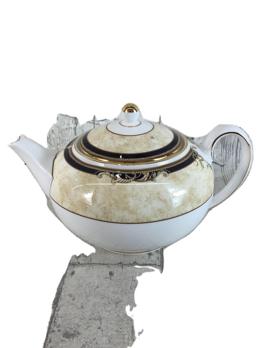 【中古】WEDGWOOD◆CORNUCOPIA/ティーポット/BEG/コーヌコピア【キッチン用品】