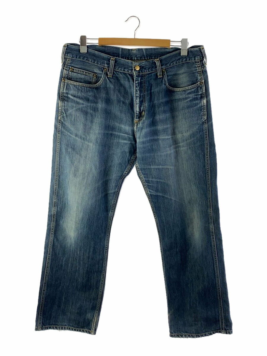 【中古】Carhartt◆ボトム/36/コットン/IDG/無地【メンズウェア】