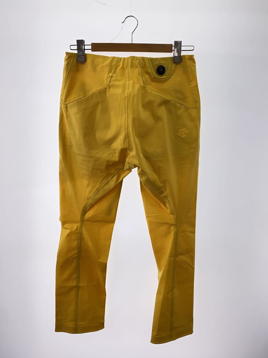 【中古】DESCENTE ALLTERRAIN ◆ストレートパンツ/32/ポリエステル/YLW/無地/DIA7651PU/汚れ有【メンズウェア】 2
