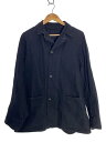 【中古】COMOLI◆22AW/デニムワークジャケット/カバーオール/2/コットン/BLK/W03-01002【メンズウェア】