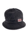 【中古】X-LARGE◆OVERDYE HAT/バケットハット/M/コットン/GRY/無地/メンズ/101222051003【服飾雑貨他】