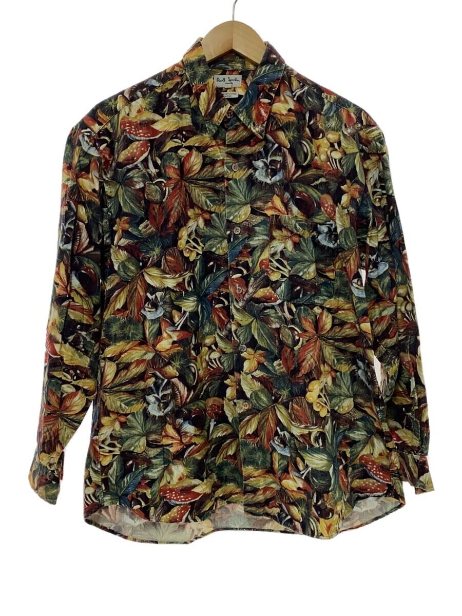 【中古】Paul Smith◆長袖シャツ/L/コットン/マルチカラー/総柄/C-OS 301//【メンズウェア】