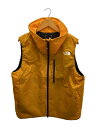 【中古】THE NORTH FACE◆ナイロンベスト_NY82001/XL/ナイロン/YLW/無地【メンズウェア】