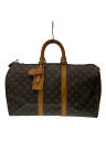 【中古】LOUIS VUITTON◆キーポル45_モノグラム・キャンバス_BRW/PVC/BRW【バッグ】