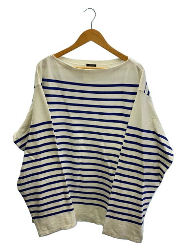 【中古】LENO◆オーバーバスクシャツ/長袖Tシャツ/3/コットン/WHT/ボーダー/H2101-CS001//【メンズウェア】 【中古】LENO◆オーバーバスクシャツ/長袖Tシャツ/3/コットン/WHT/ボーダー/H2101-CS001//【メンズウェア】