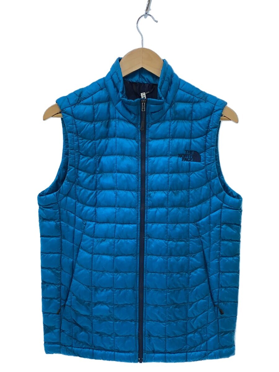 【中古】THE NORTH FACE◆THERMOBALL VEST/ベスト/XS/シェル/ナイロン/BLU【メンズウェア】