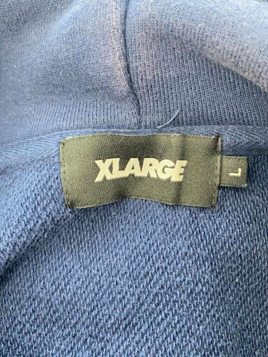 【中古】X-LARGE◆パーカー/L/コットン/NVY/101224012023【メンズウェア】
