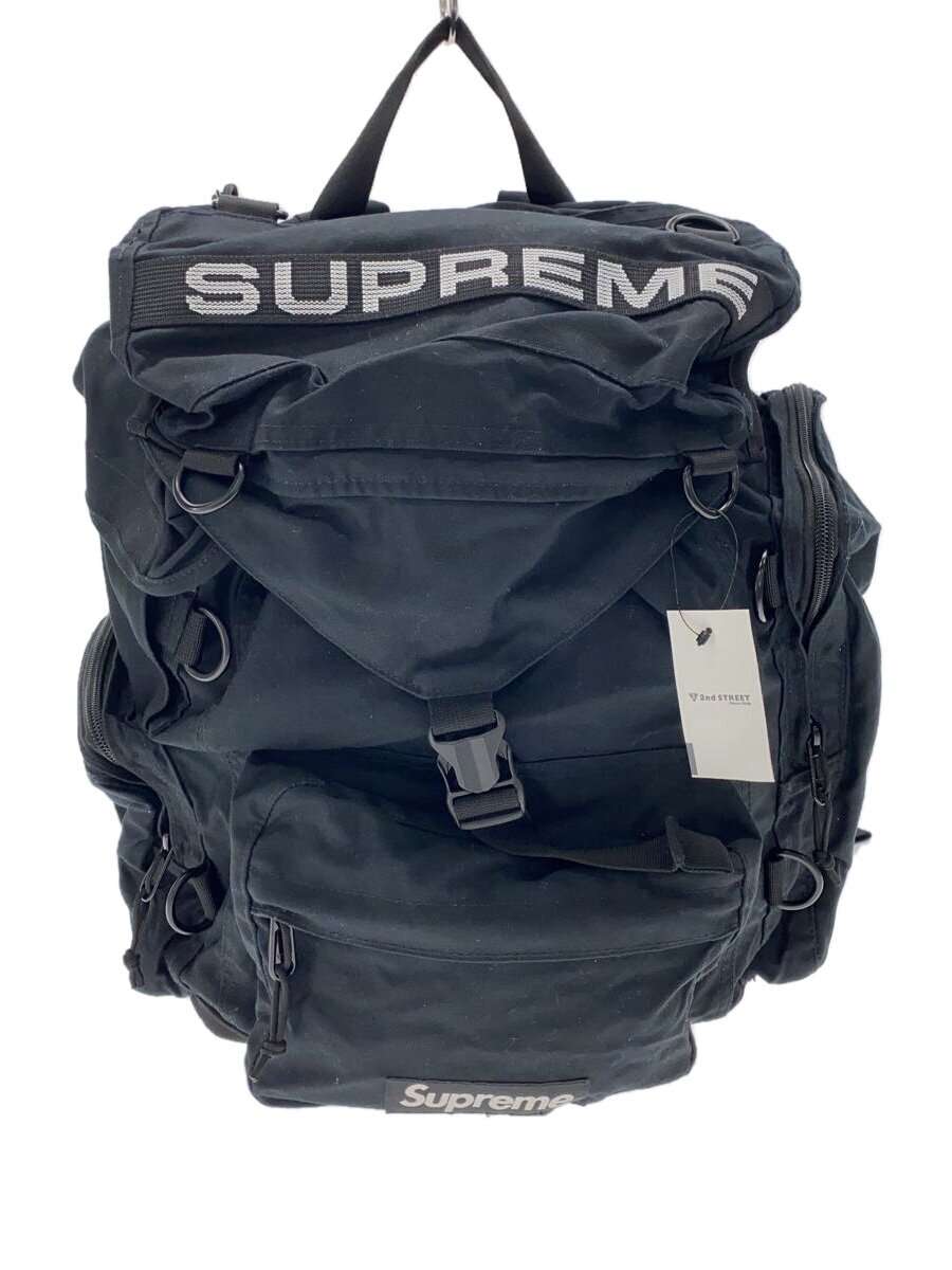 SUPREME - 【中古】Supreme◆リュック/ナイロン/BLK【バッグ】