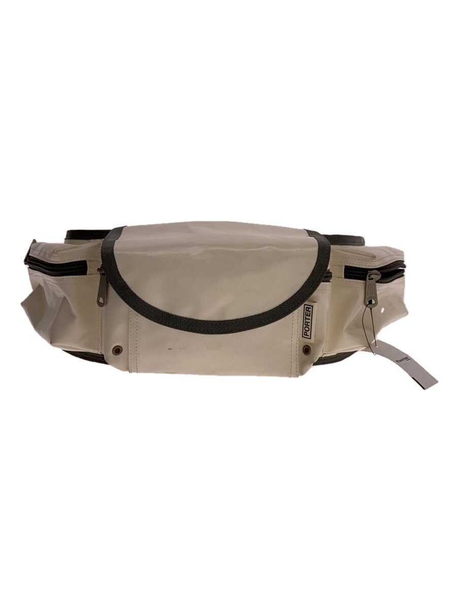 【中古】PORTER◆ウエストバッグ/--/WHT【バッグ】
