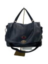 【中古】ZANELLATO◆ショルダーバッグ/レザー/NVY/角スレ有【バッグ】